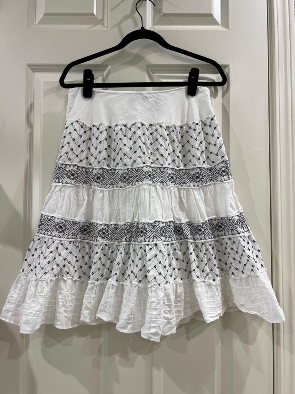 Apostrophe lined midi skirt 100% cotton